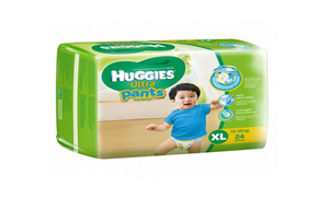 Tã quần Huggies Ultra Pants bé trai size XL 24 miếng (trẻ từ 13 - 18kg)