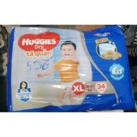 TÃ QUẦN HUGGIES XL 34 MIẾNG