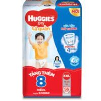 Tả Quần Huggies XXL 56 Miếng Tặng 8 Miếng