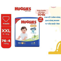 Tả quần huggies XXL 76+4 miếng