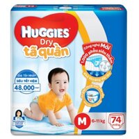 Tả quần Huggies M74,L68,XL62,XXL56