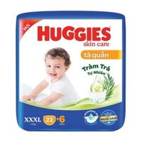 Tã quần Hugies XXXL 22 + 6