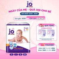 Tã quần JO 3S Plus M72/L64/XL56/XXL48+tặng4m