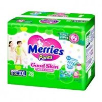 Tã Quần Merries Goodskin Cỡ XXL Kao 28 miếng (15-25kg)