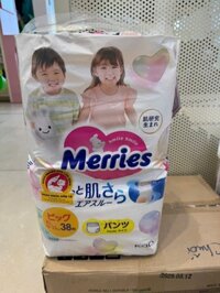 Tã quần Merries size XL 38 Miếng - nhập khẩu