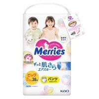 Tã quần Merries size XL 38 miếng (12 – 22 kg)