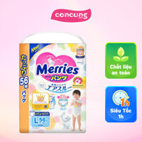 Tã quần Merries Ultra Jumbo (L, 9-14kg, 56 miếng)