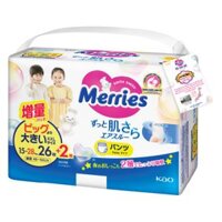 Tã quần Merries XXL 15-28kg 28 miếng Giá tốt