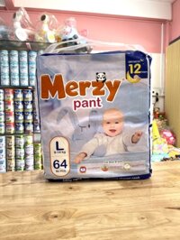 Tã quần Merzy Size L 64 miếng (9kg-14kg)