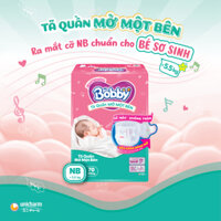 Tã quần mở 1 bên bobby size s siêu khô thoáng dành cho trẻ sơ sinh, Tã quần Bobby mở 1 bên size NB