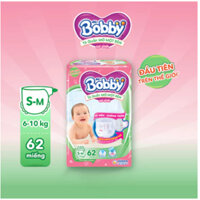 Tã quần mở một bên Bobby dành cho bé sơ sinh size NB70+6/ S-M62...