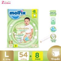 Tã quần Molfix L68 dành cho bé từ 9-13kg- tặng thêm 8 miếng