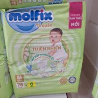Tả Quần Molfix size M (6-11kg), 76+6 miếng