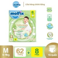Tã quần Molfix size M(62+6) cho bé từ 6-11 kg