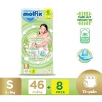 Tã quần Molfix size S - 46 miếng (4-8kg)