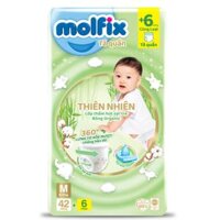 Tã quần Molfix thiên nhiên size M 42 miếng (6 - 11kg)