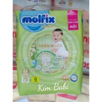 Tã quần Molfix Thiên Nhiên Ultra size M76/L68/XL62/XXL56 miếng