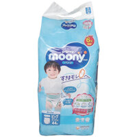 Tã Quần Moony bé trai size XL 38 miếng, 12-22kg