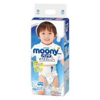 Tã quần Moony bé trai size XL 38 miếng