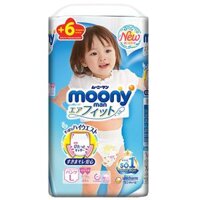 Tã quần Moony L44 Girl từ 9kg - 14kg (Nhật Bản)