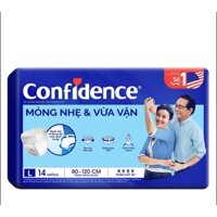Tã Quần Người Già Confidence size L14 miếng khô thoáng mỏng nhẹ