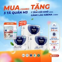 Tã quần người lớn Abena Pants Premium M3  gói 15 miếng thấm hút 2.400ml - Nhập khẩu Đan Mạch