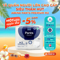 Tã quần người lớn Abena Pants Premium M3  gói 15 miếng thấm hút 2.400ml - Nhập khẩu Đan Mạch