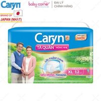 Tã Quần Người Lớn Caryn XL12 (Loại Mỏng Nhẹ)