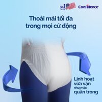 Tã quần người lớn CONFIDENCE size M, L - An toàn và tiện lợi