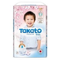 Tã quần Nhật Bản Takato siêu mềm mại (XXL, 56 miếng)
