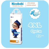 Tã Quần NICEBABI Size 4XL 42 miếng ( bé từ 20-27kg)