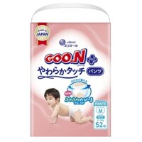 Tã Quần nội địa Nhật Goon Plus size M 52 miếng cho trẻ 6-12kg