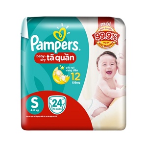 Tã quần Pampers S24