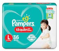 Tã Quần Pamper Size L 36miếng