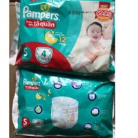 Tã Quần pamper S60+M52+L52+XL50
