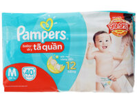 Tã quần Pampers Baby Dry size M 40 miếng (cho bé 7 – 12kg)