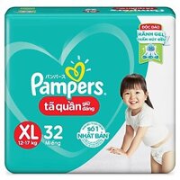 TÃ QUẦN PAMPERS GIỮ DÁNG MỚI GÓI LỚN XL32 (32 MIẾNG)