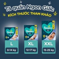 Tã Quần Pampers Ngon Giấc mới L30/Xl26/xxl22