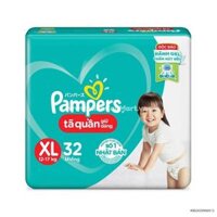 Tã Quần Pampers XL32 Miếng 12 - 17kg