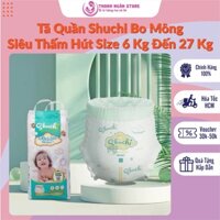 Tã Quần Shuchi - Bỉm Tã Lanikds Mềm Mỏng Tấm Hút Tối Đa Khô Thoáng Chống Hăm Đủ Size - Thanh Ngân Stoer