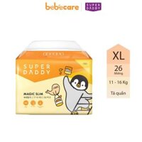 Tã quần Super Daddy Magic Slim size XL 26 Miếng (mẫu mới)