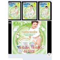 Tã quần, Tã dán Molfix S80, M76, L68, XL62, XXL56 bông tự nhiên và sợi tre