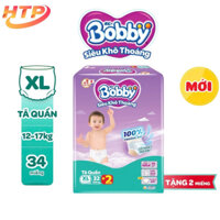 Tã quần trẻ em Bobby Siêu Khô Thoáng Size XL (32 Miếng) - NPP HTP