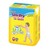 Tã quần Unidry M60 +4 miếng (6 - 11Kg) - tặng thêm gấu bông/ túi vải/ áo mưa