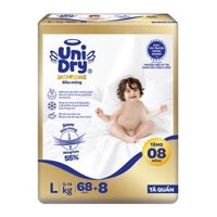 Tã quần UniDry size G3X L 68 miếng (9 - 13kg)