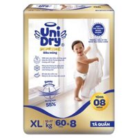 Tã quần UniDry size G3X XL 60 miếng (12 - 17kg)
