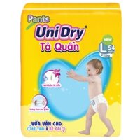 Tã quần Unidry size L 54 miếng (cho bé 9 - 14kg)