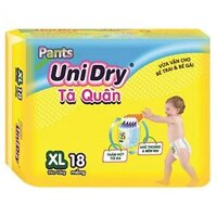 Tã quần Unidry size XL 18 miếng