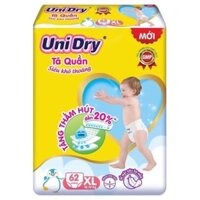 Tã quần Unidry size XL 62 miếng (cho bé 12 - 17kg)