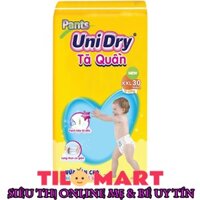 Tã quần Unidry size S24/M22/L20/XL18/XXL16, M42/L38/XL34/XXL30